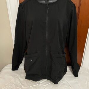 Large Grey's Anatomy Black Scrub Jacket